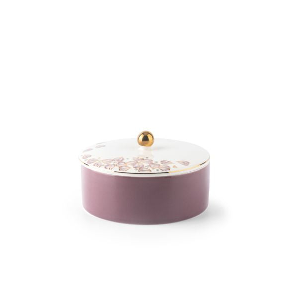 Lilac - Decorative Small Canister/Server - Purple