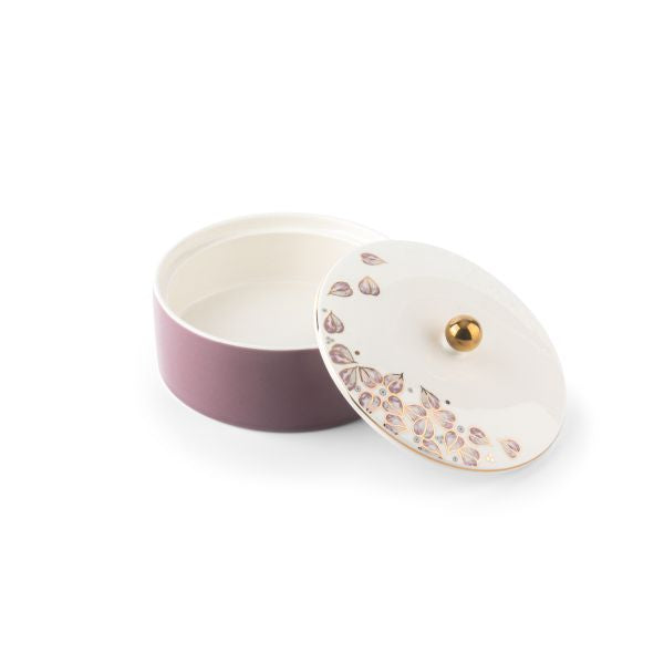 Lilac - Decorative Small Canister/Server - Purple