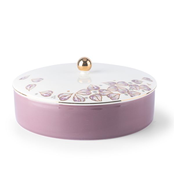 Lilac - Decorative Large Canister/Server - Purple