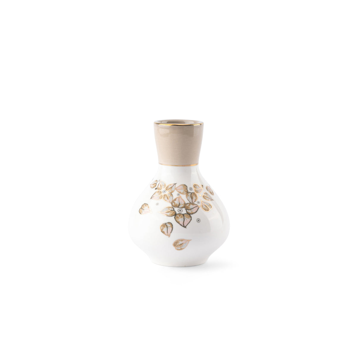 Lilac - Small Decorative Vase - Beige