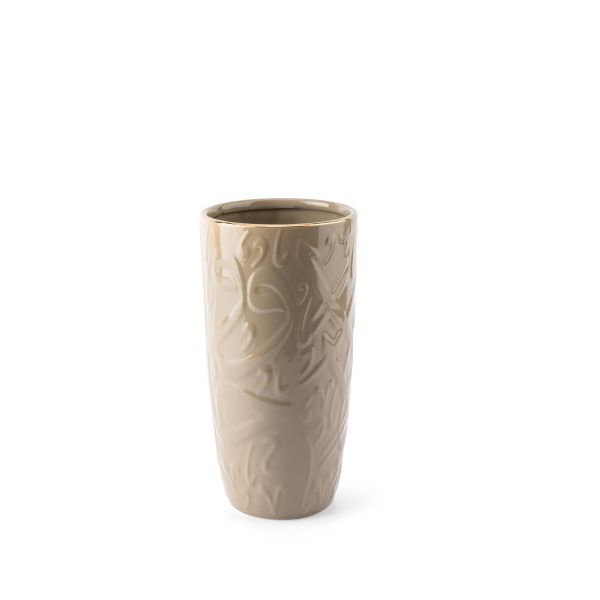 Luxury Diwan - Large Decorative Vase - Coffee & Gold