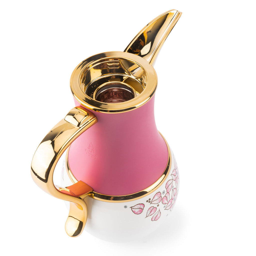 Stylish Lilac - Thermos/Vacuum Flask - Pink & Gold