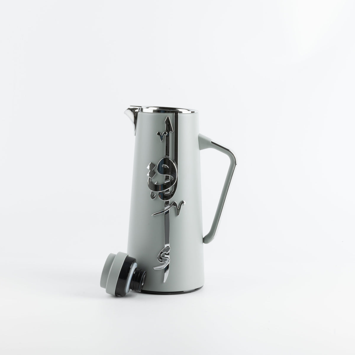 Liqa'a - Vacuum Flask / Thermos - Grey & Silver