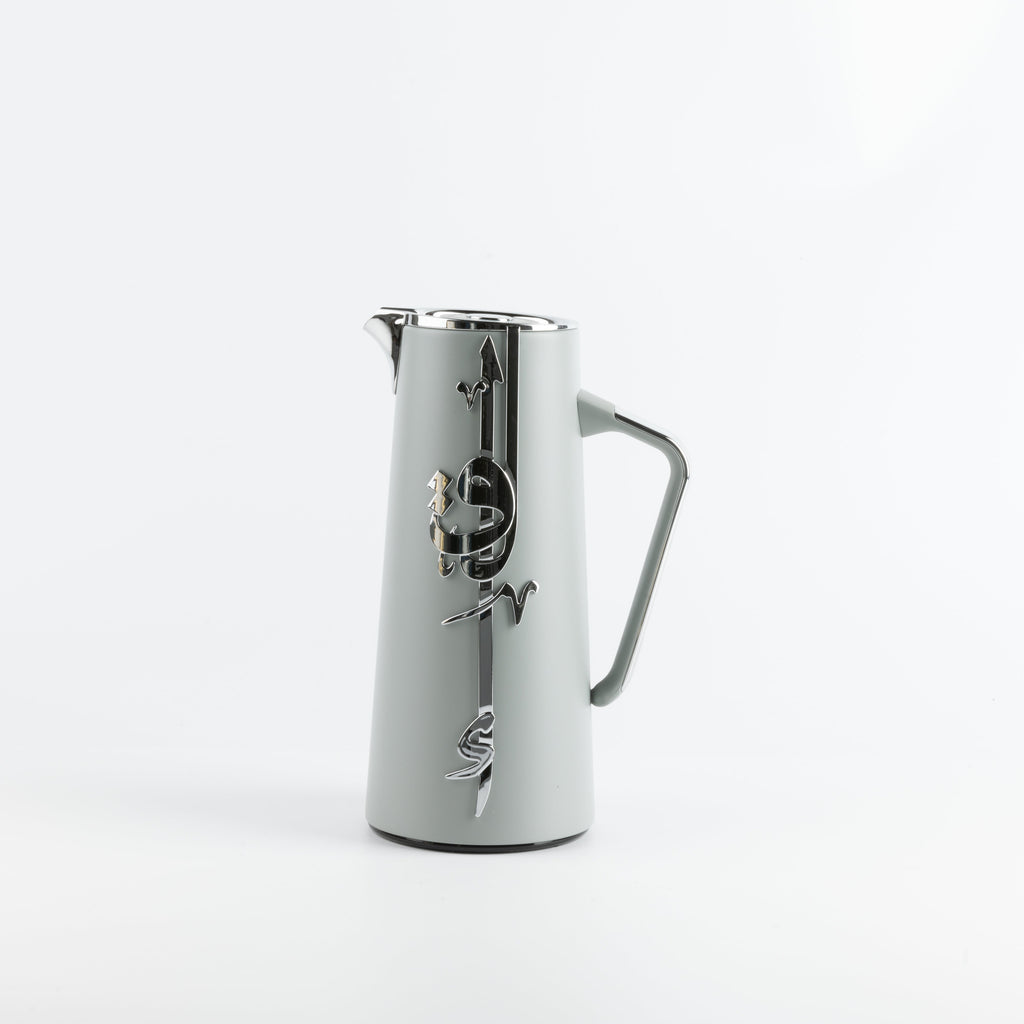 Liqa'a - Vacuum Flask / Thermos - Grey & Silver